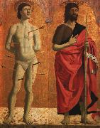 Piero della Francesca St.Sebastian and St.John the Baptist France oil painting reproduction